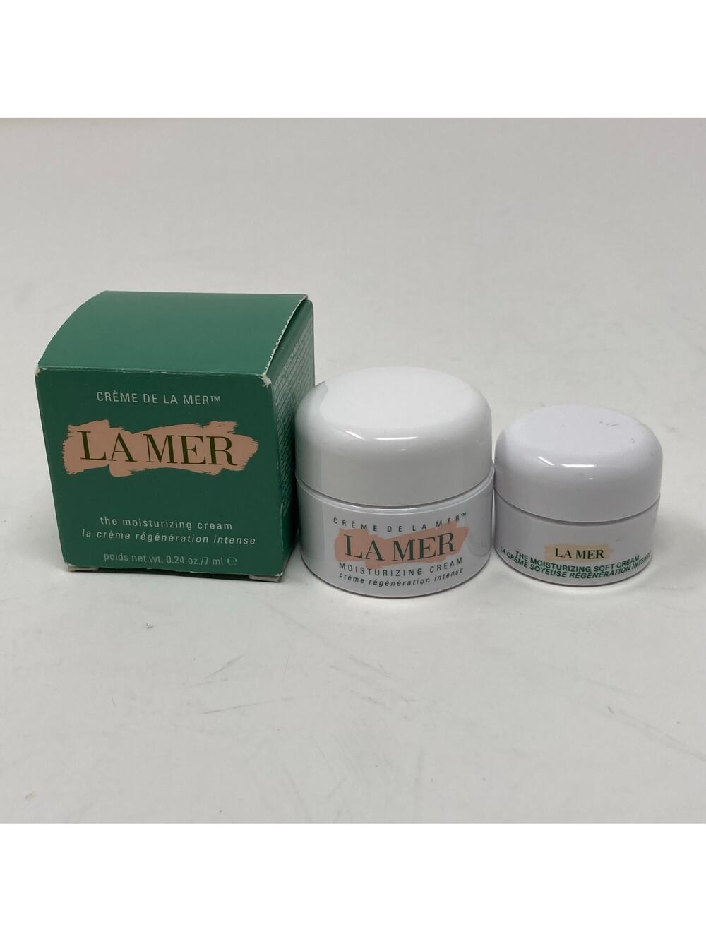 La Mer The Moisturizing Soft Cream 0.12 oz & La Mer Moisturizing Cream 0.24 oz
